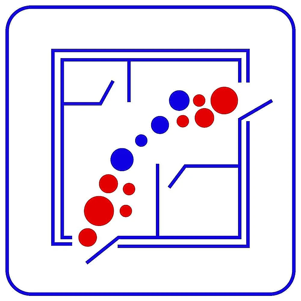TRASSIR Heat Map on Map