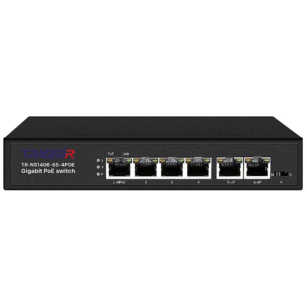 TRASSIR TR-NS1406-65-4POE